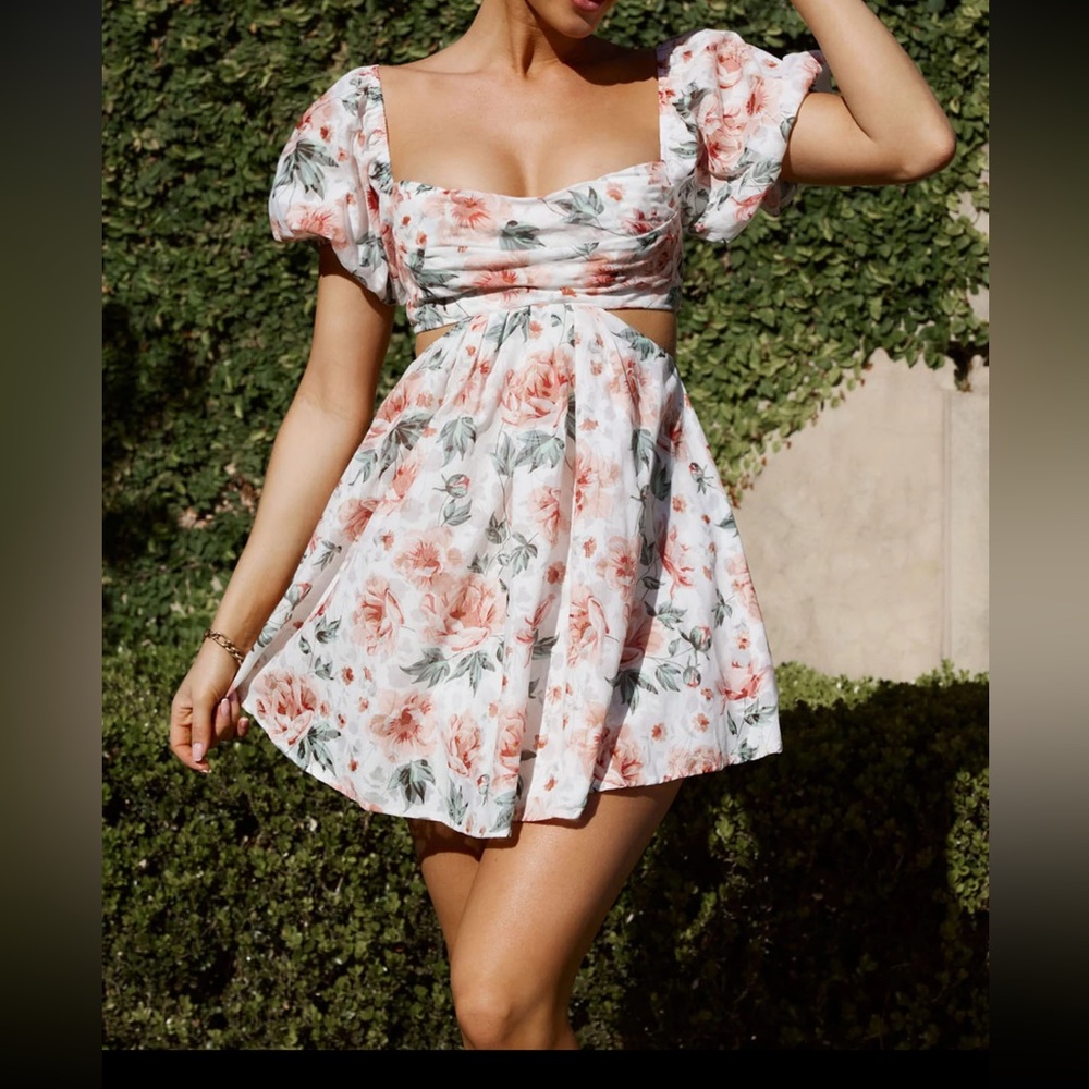 Floral mini dress